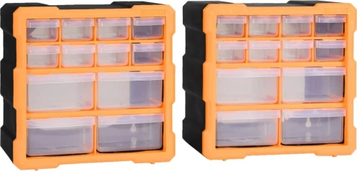 vidaXL 147581 Συρταριέρα Εργαλείων Πλαστική 26.5x16x26cm
