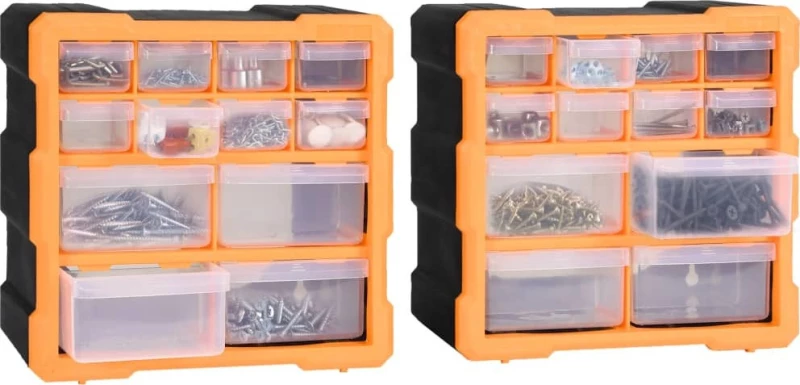 vidaXL 147581 Συρταριέρα Εργαλείων Πλαστική 26.5x16x26cm