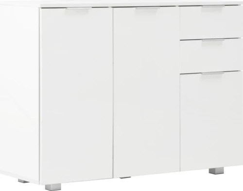 Μπουφές Γυαλιστερός Λευκός 107 x 35 x 76 εκ.