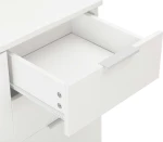 Μπουφές Γυαλιστερός Λευκός 107 x 35 x 76 εκ.