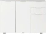 Μπουφές Γυαλιστερός Λευκός 107 x 35 x 76 εκ.