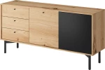 Flow Μπουφές Artisan Oak / Black 151x41x74cm