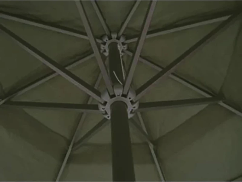 Ομπρέλα με Φορητή Βάση Πράσινη από Αλουμίνιο