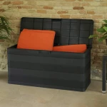 vidaXL Μπαούλο 280lt 117x45x56cm