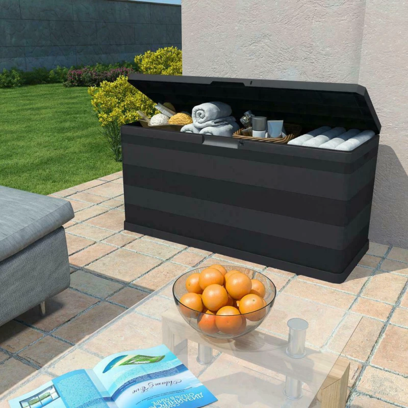 vidaXL Μπαούλο 280lt 117x45x56cm