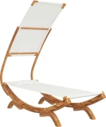 vidaXL Αιώρα Μονή 313943 Κρεμ