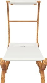 vidaXL Αιώρα Μονή 313943 Κρεμ