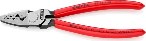 Knipex 9771180 Πρέσα Ακροδεκτών Ηλεκτρολόγου 180mm