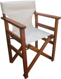 Καρέκλα Σκηνοθέτη Ξύλινη 5168 G Εκρού