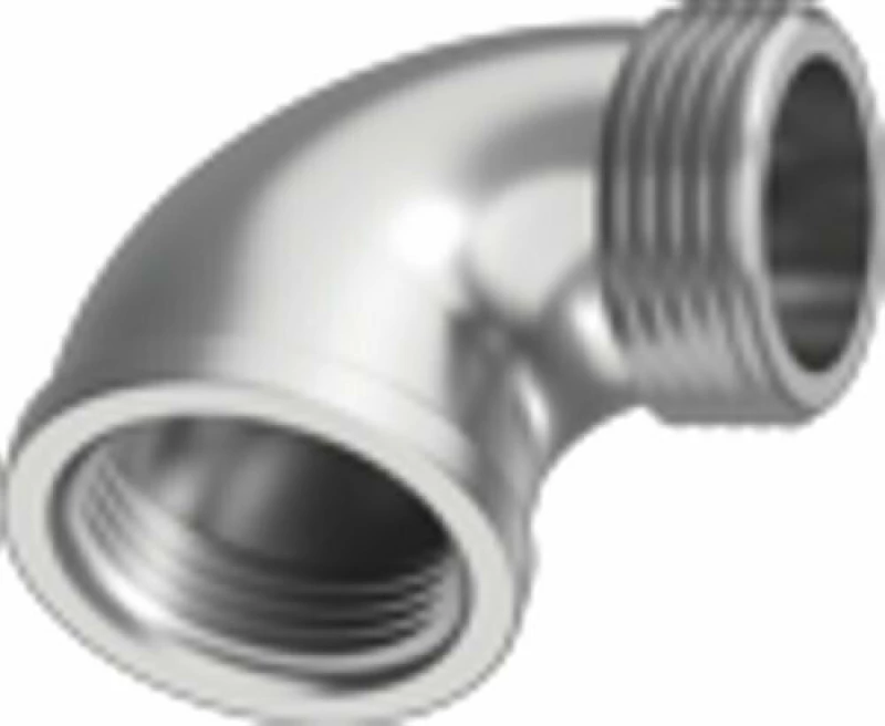 Wasi Γωνία 90° Αρσενική - Θηλυκή Inox 304 1/2"