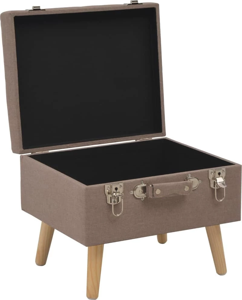 Σκαμπό Σαλονιού με Αποθηκευτικό Χώρο 85x38x47cm 3τμχ