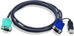 Aten 2L5202U Καλώδιο Kvm 1,8 M Μαύρος (Μαύρο)