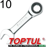 Toptul AOAB1010 Γερμανοπολύγωνο καστάνιας κοντό 10mm