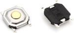 SMD Tact Μικροδιακόπτης 4 Pin DC 12V 0.5A (4x4x1.5mm) (OEM)