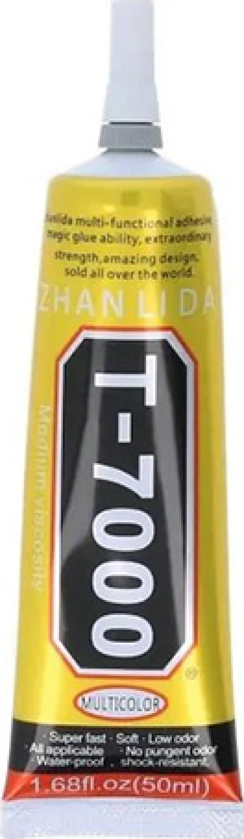 Zhanlida - T7000 Κόλλα σιλικόνης Μαύρη / Silicon Glue Black 50ml