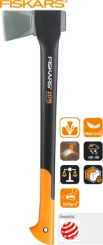 Fiskars M X17 Τσεκούρι Σχισίματος Μήκους 65cm και Βάρους 1630gr
