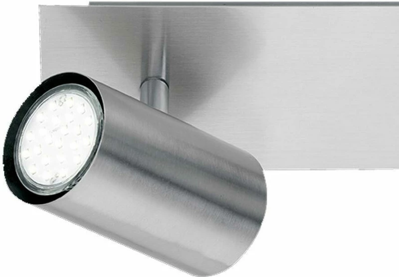 Trio Lighting Marley Διπλό Σποτ με Ντουί GU10 σε Ασημί Χρώμα