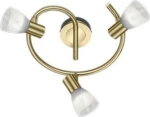 Trio Lighting Levisto Τριπλό Σποτ με Ντουί E14 σε Κίτρινο Χρώμα