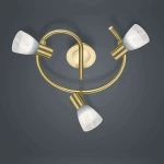 Trio Lighting Levisto Τριπλό Σποτ με Ντουί E14 σε Κίτρινο Χρώμα