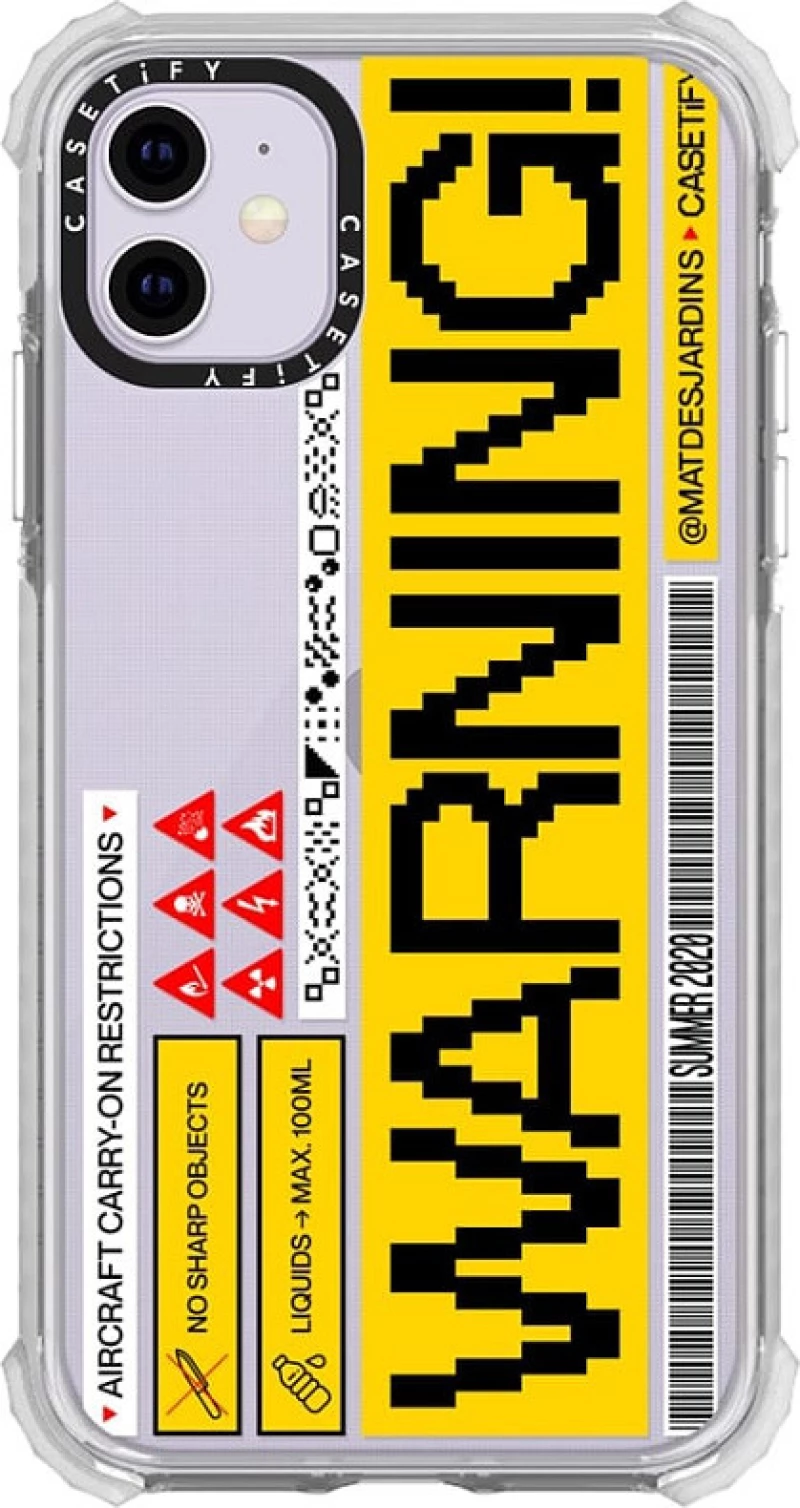 Θήκη iPhone 12 Pro Max Back Cover Warning