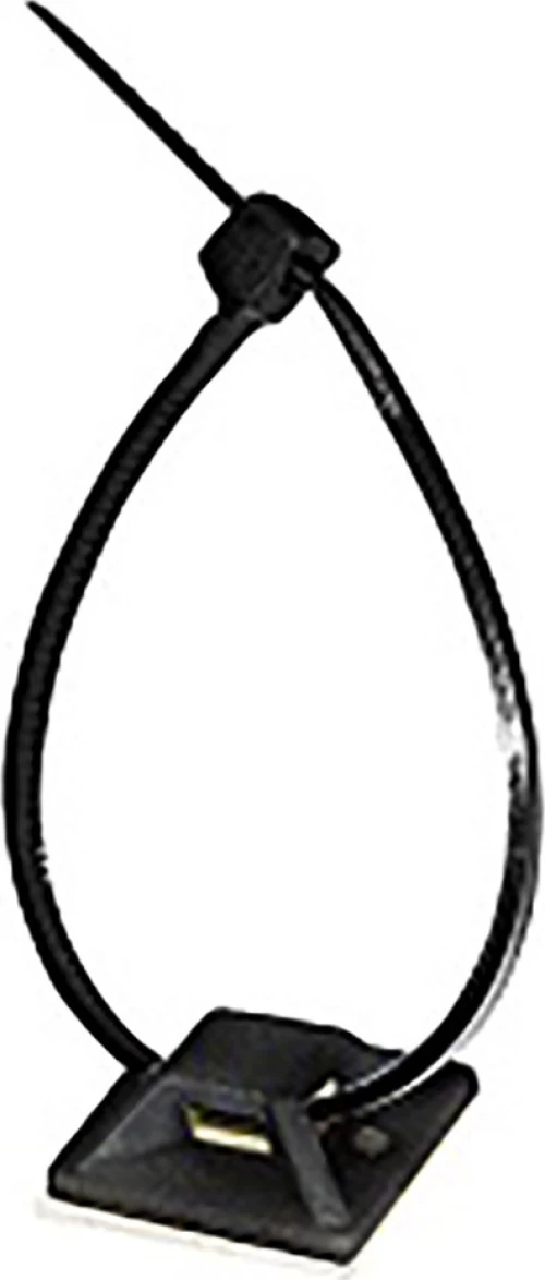 Adeleq Βάσεις Δεματικών Μαύρο 21x21mm 100τμχ