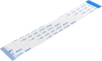 Ευέλικτη Επίπεδη Καλωδιοταινία FFC 16 pin 0.5mm Pitch Αντίθετης Κατεύθυνσης (40cm) (OEM)
