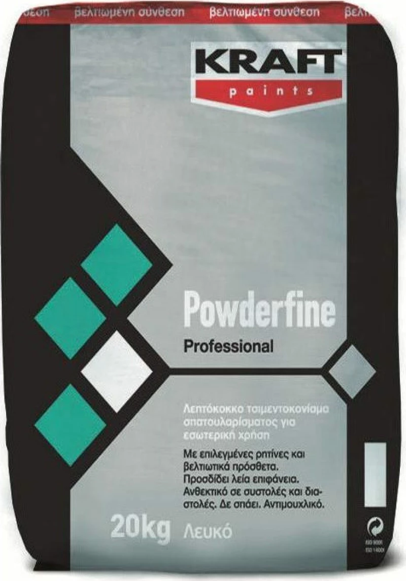 Kraft Powderfine Ακρυλικός Στόκος Σπατουλαρίσματος 20kg