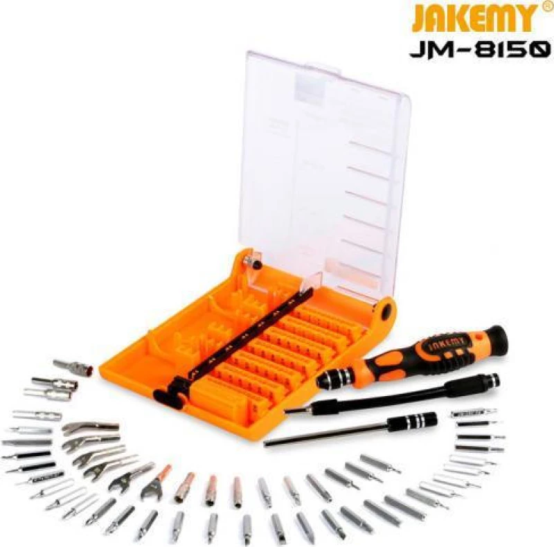 Jakemy Κατσαβίδι με Μύτες Ακριβείας JM-8150 52τμχ