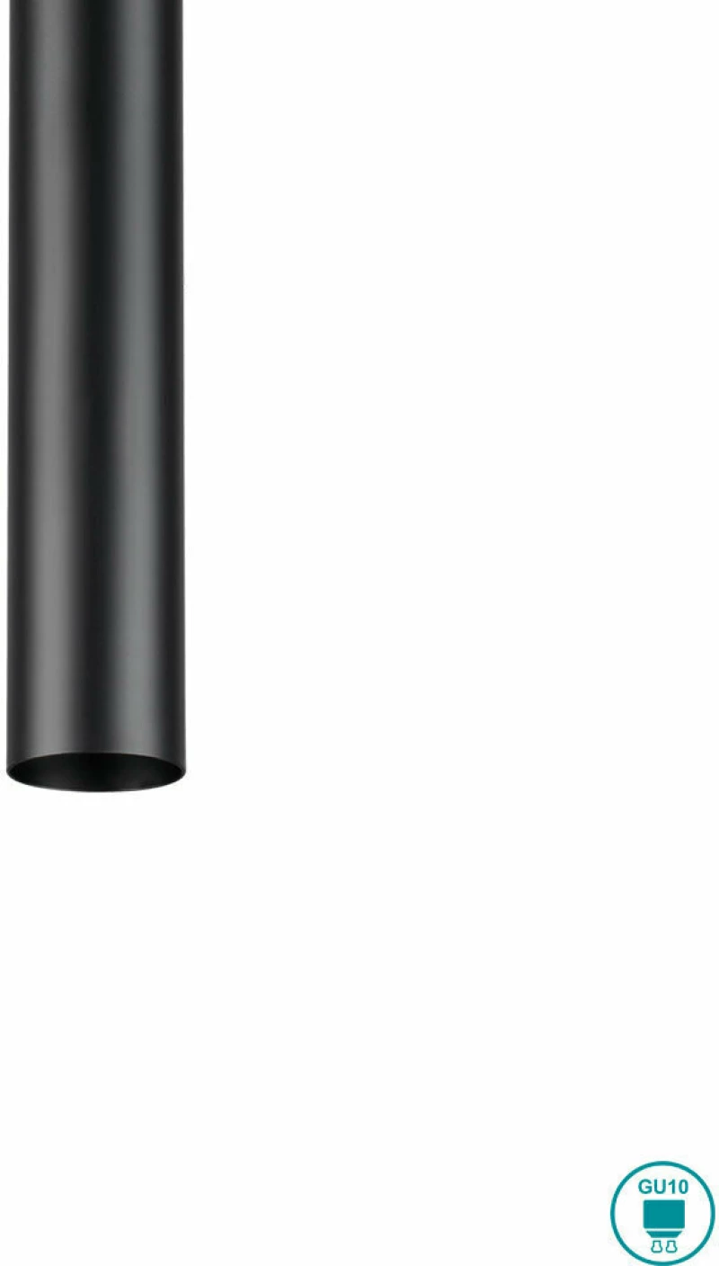 Ideal Lux Look Μονό Σποτ με Ντουί GU10 σε Μαύρο Χρώμα 28W