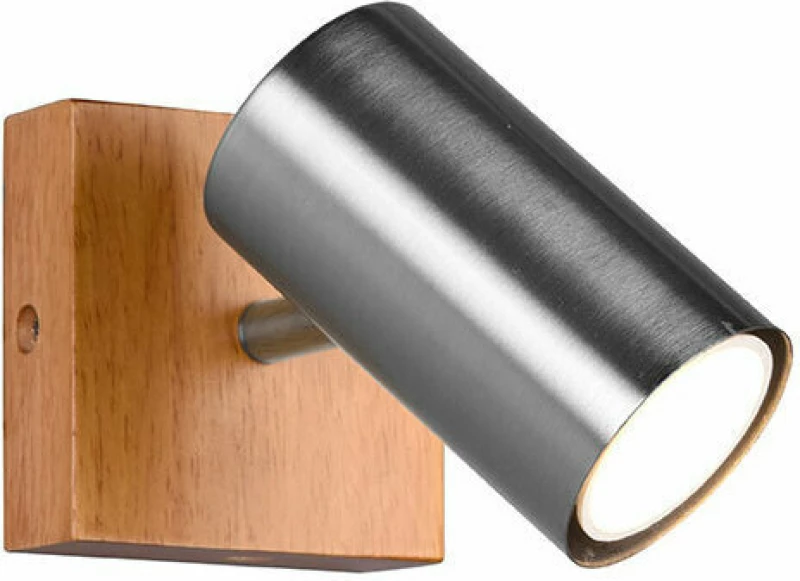 Trio Lighting Marley Μονό Σποτ με Ντουί GU10 σε Ασημί Χρώμα