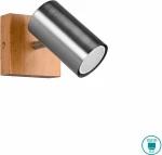 Trio Lighting Marley Μονό Σποτ με Ντουί GU10 σε Ασημί Χρώμα