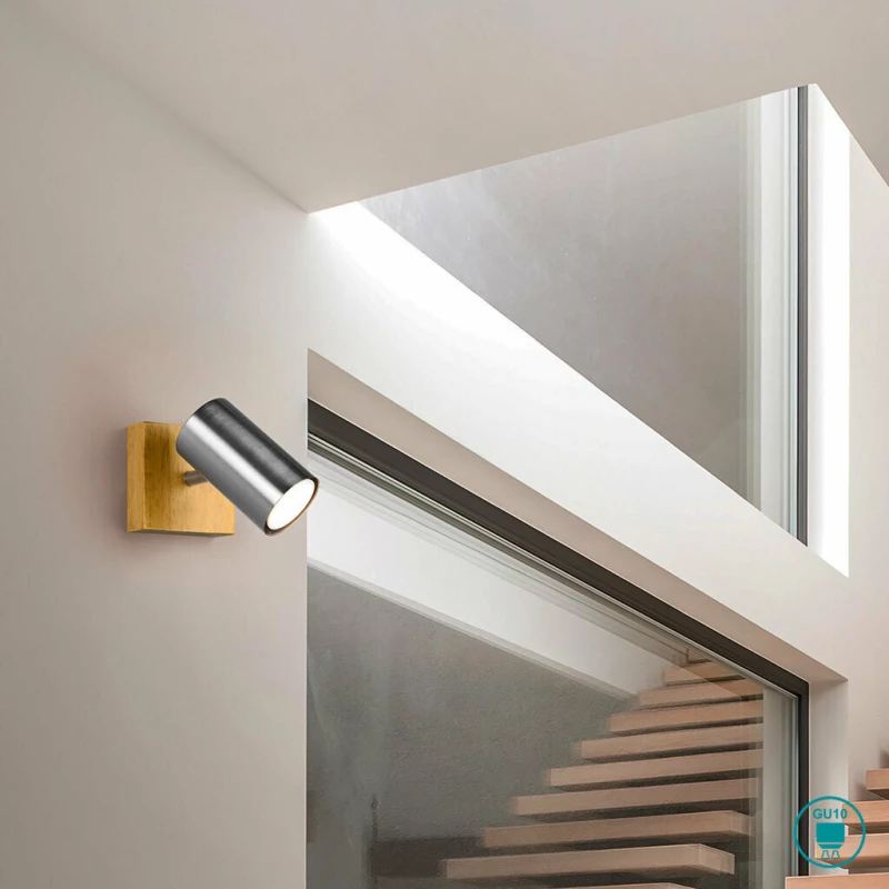 Trio Lighting Marley Μονό Σποτ με Ντουί GU10 σε Ασημί Χρώμα