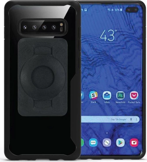 Tigra Sport FitClic Neo FN-L-GS10 Back Cover Συνθετική Μαύρο (Galaxy S10)