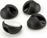 Sbox CABLE CLIP HOLDER Μαύρο 4τμχ