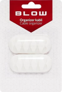 Blow Cable Organizer Λευκό 2τμχ