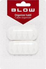 Blow Cable Organizer Λευκό 2τμχ