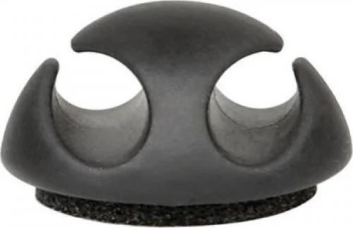 Lampa L70037 Double Clip Black 50τμχ