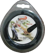 Visco Parts Μισινέζα Στρόγγυλη Μαύρη Θαμνοκοπτικών 1.65m 15m