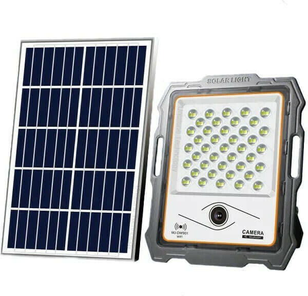 Προβολέας 100W Ηλιακός με Κάμερα MJ-DW901