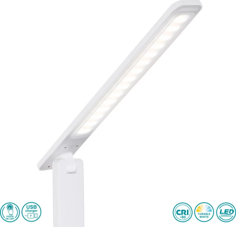 Globo Lighting Φωτιστικό Γραφείου Λευκό Bulla