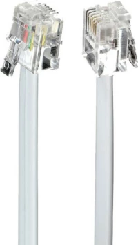 Cablexpert Τηλεφωνικό Καλώδιο RJ11 6P4C 10m (TC6P4C-10M)