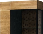 Βιτρίνα Σαλονιού Rivina 90.5x42x196cm
