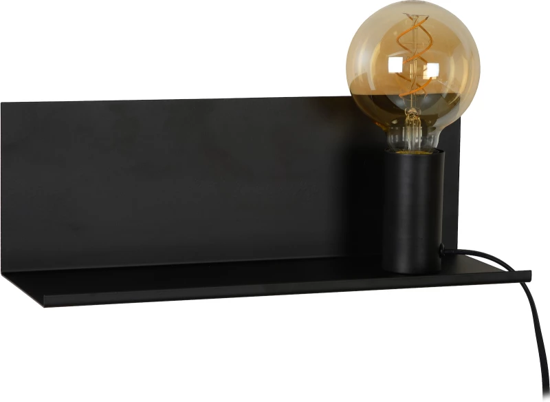 Lucide Lightning Sebo Φωτιστικό Τοίχου Μαύρο