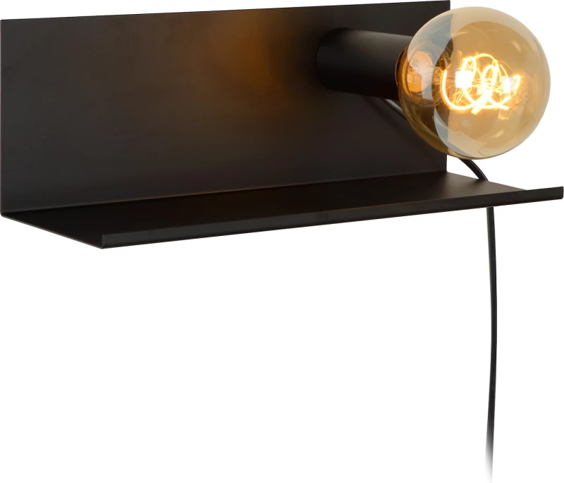 Lucide Lightning Sebo Φωτιστικό Τοίχου Μαύρο