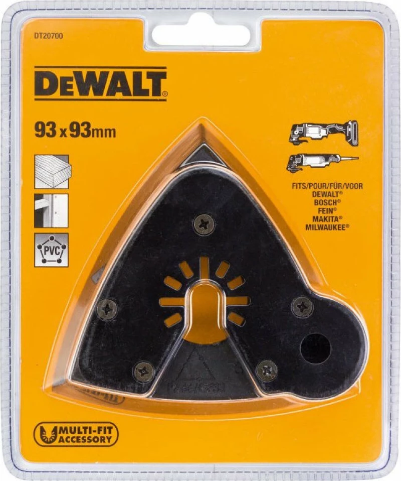 Dewalt Πλάκα Τριβείου 93x93mm DT20700