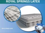Achaia Strom Στρώμα Royal Springs Latex Υπέρδιπλο με Ανώστρωμα 170x200cm