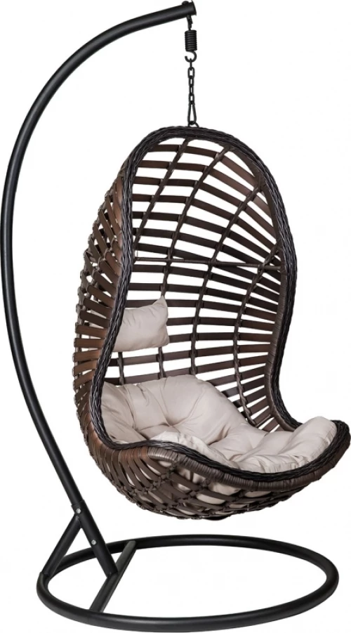 Κούνια Φωλιά Manou Rattan 86x73x128cm Dark Brown