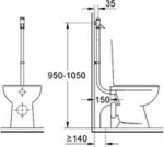 Grohe Φλουσόμετρο Λεκάνης 3/4" 37141000