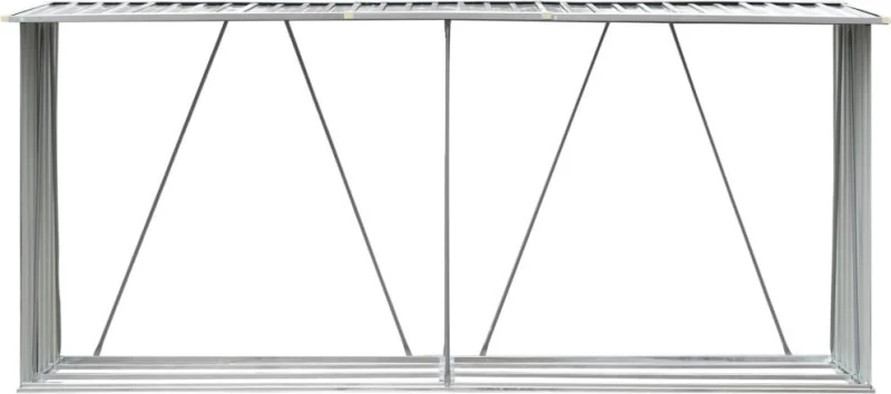 Μεταλλική Αποθήκη Ξύλων 3.3x0.84x1.52m