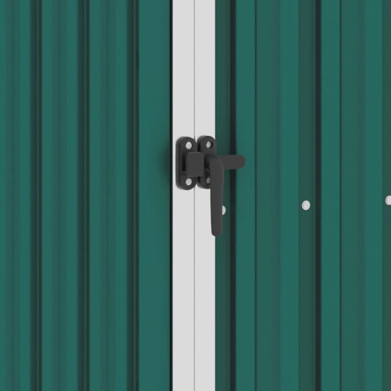 Μεταλλική Αποθήκη Ξύλων 2.45x0.98x1.59m Πράσινο
